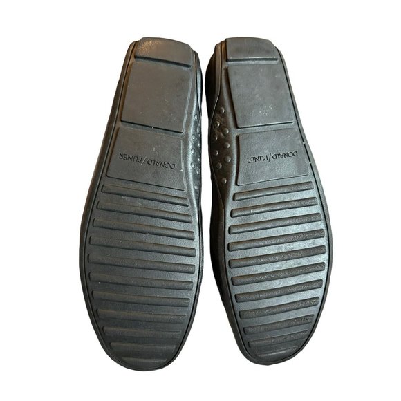 Donald Pliner Imari Black Leather Moccasin‎ Driving Loafer  display picture 2